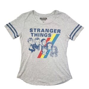 Stranger Things Gray Graphic Tee
